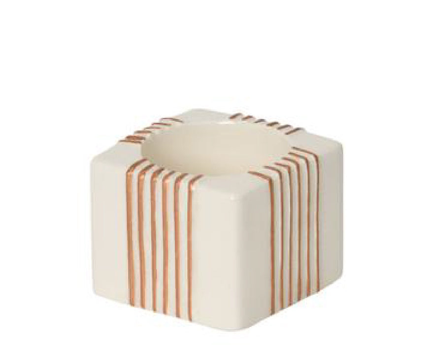 Jackson Frost Stripes Tea Light Holder