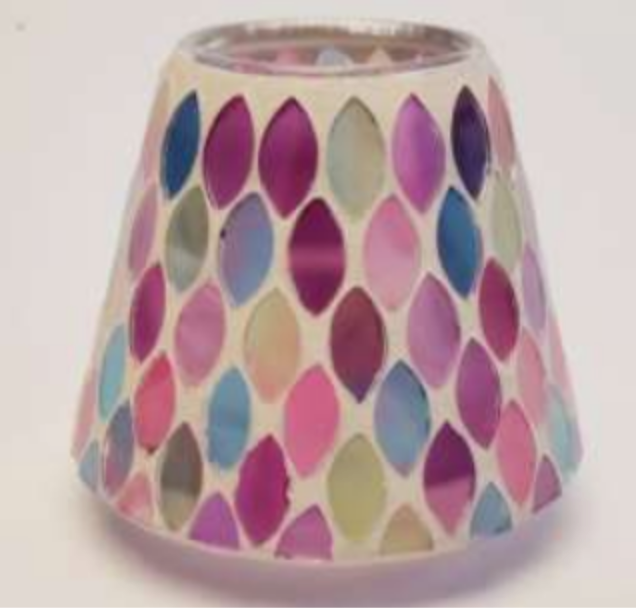 Pink Mosaic Small Jar Shade