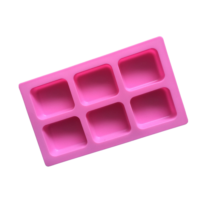 Square Soap Mould 6 Bars 157g