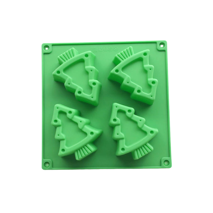 Christmas Tree Soap Mould 4 Bars