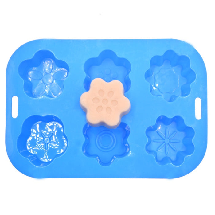 Cherry Blossom Soap Mould 6 Bars 110g