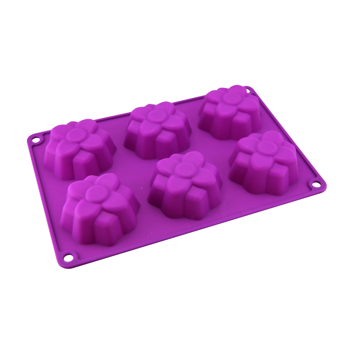 Flowers Soap Mould 6 Bars 95g