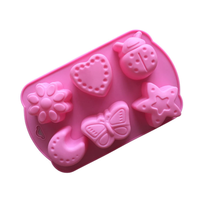 Different Cute Shapes Soap Mould 6 Bars 35g