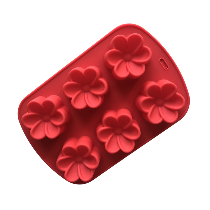 Flowers Soap Mould 6 Bars 67g