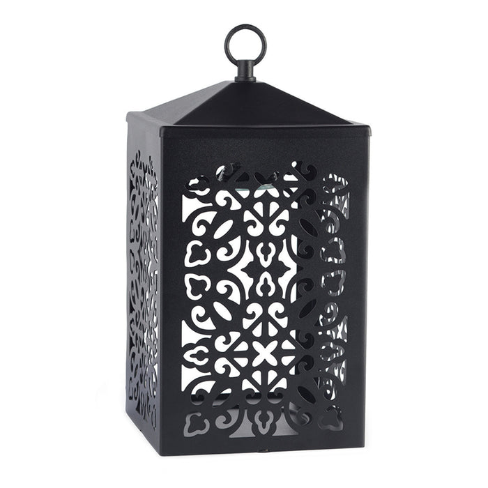 Black Scroll Lantern Candle Warmer