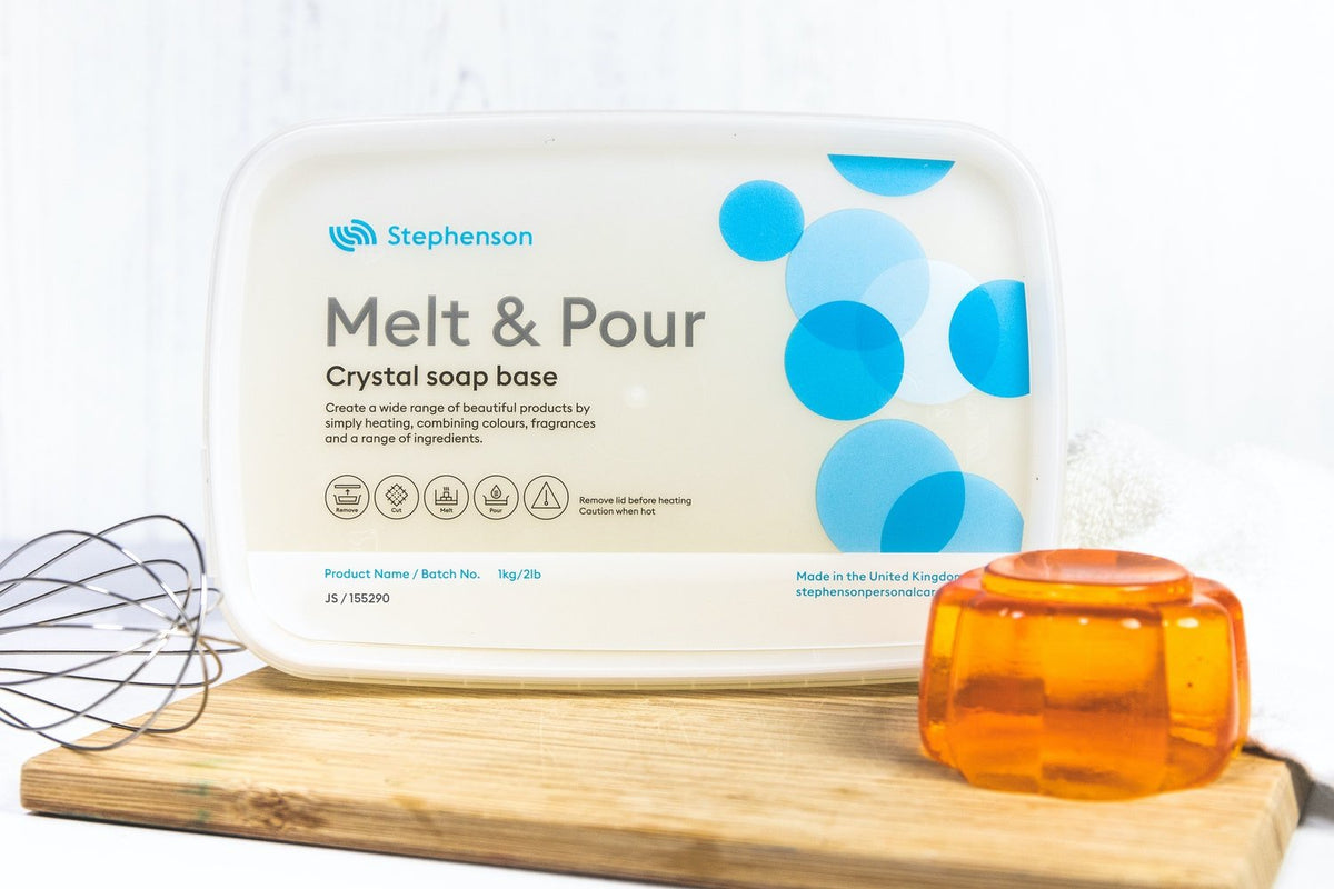 Bulk All Natural Sulfate Free Stephenson Melt and Pour Soap Base (Crystal Natural HF) - 25 lb - ($2.15 / lb)