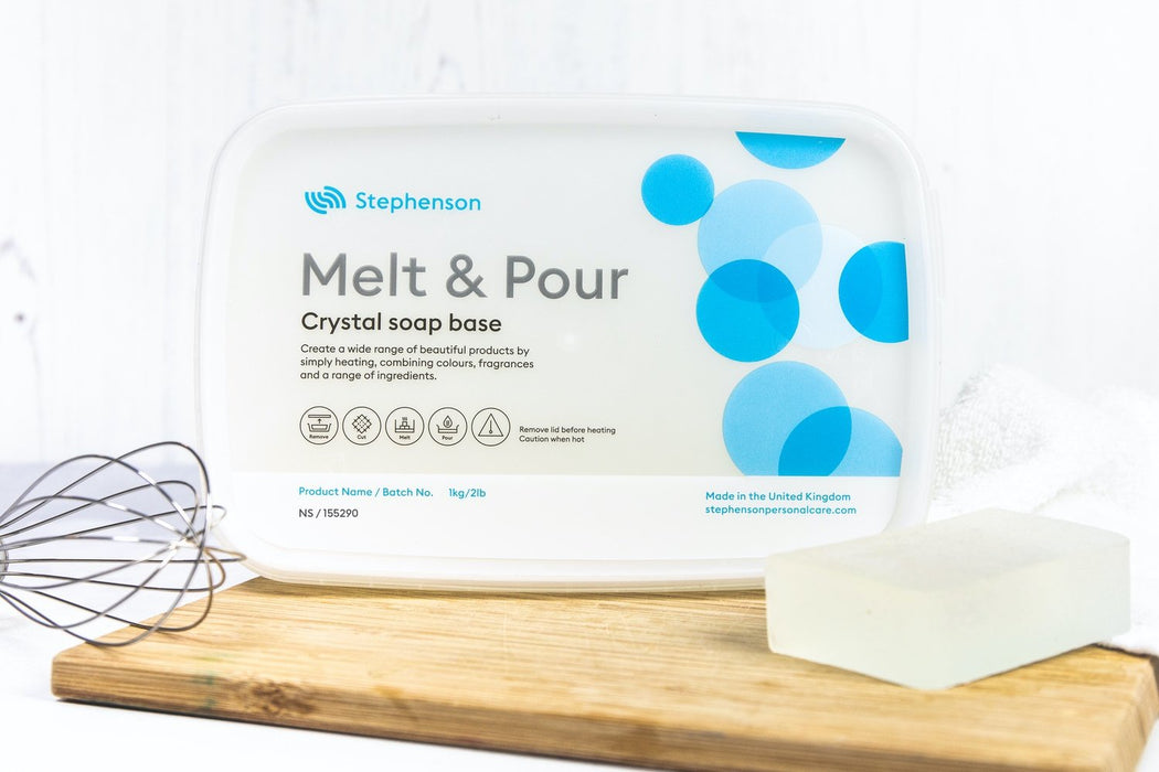 No Sweat Transparent Melt & Pour Soap Base