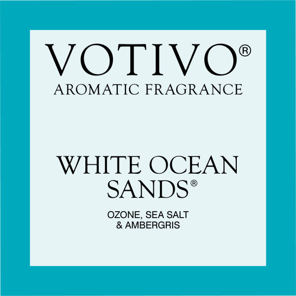 White Ocean Sands Travel Tin Candle