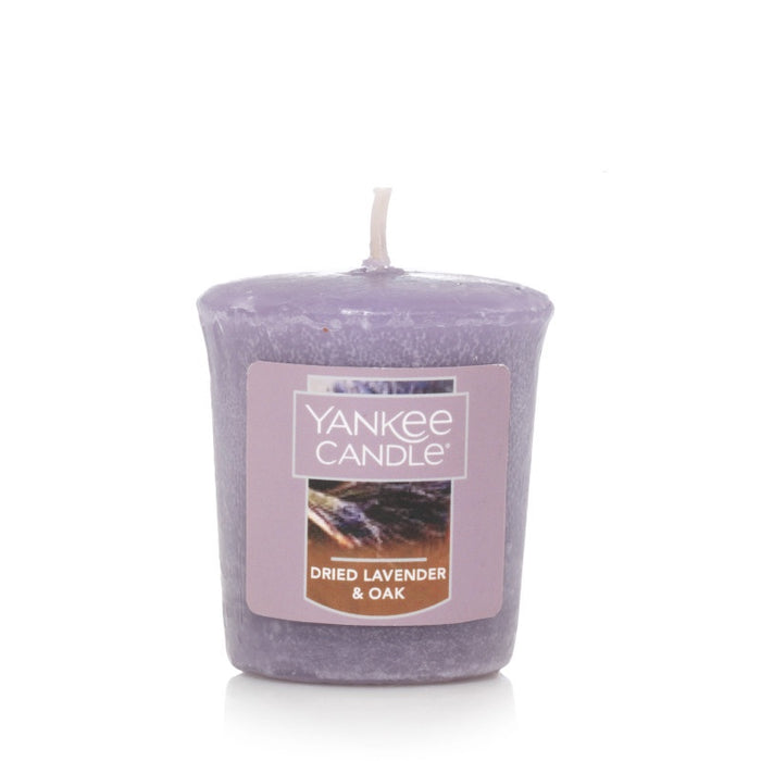 Dried Lavender & Oak Samplers Votive Candle